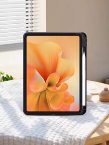 Funda protectora para tableta con ranura integrada para lápiz, compatible con iPad de 10.a generación, iPad Air 4.a/5.a generación de 10,9 pulgadas, Tab A7 Lite de 8,7 pulgadas, S6 Lite de 10,4 pulgadas, protección contra caídas en las cuatro esquinas, agarre con una sola mano