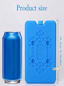 1 pieza/2 piezas/3 piezas/6 piezas Paquetes de hielo para lonchera, paquetes congeladores reutilizables ultra delgados, paquetes de enfriamiento de larga duración para neveras, caja de hielo azul de inyección de agua reutilizable, adecuada para ventilador de aire acondicionado comercial, cadena de frío, refrigeración, transporte de refrigeración, bloque de hielo azul, caja de hielo de inyección de agua para enfriar el hogar, adecuada para vacaciones, reuniones familiares, fiestas