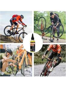 1 Stück 300ml Fahrrad-spezifisches Schmiermittel, Outdoor-Schmiermittel für Kette, Federgabel, Schwungrad, geeignet für Fahrradteile