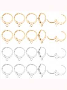 Pack Of 50 Small Ear Hooks For DIY Jewelry Making, Earring Hooks, Earring Materials - Multicolor - View 10