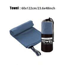 1 Toalla de ejercicio de secado rápido, toalla absorbente de sudor de microfibra de secado rápido, cómoda y suave, con una bolsa portátil, un imprescindible para gimnasios, playas, apta para correr, yoga, campamento al aire libre, playas, etc. - Multicolor - Ver 18