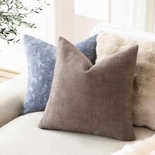 Modern Minimalist Luxury Bamboo Knot Chenille Pillow Cover, Suitable For Bedroom, Sofa, Car Seat Cushion, 4-Season Use