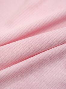 minizone 3件套女婴休闲百搭短袖连体衣套装，夏季 - 彩色 - 查看 7