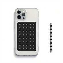 2pcs Solid Color 40pcs Double-Sided Silicone Suction Cup Phone Silicone Suction Cup Double-Sided Strong Silicone Suction Cup - Multicolor - View 2