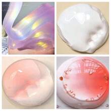 1 件史莱姆水晶泥抗压力玩具，玩耍时会膨胀的史莱姆玩具，非牛顿流体（随机 2 种包装款式），适合男孩和女孩儿童玩具