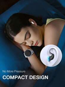 GENAI Mini écouteurs de sommeil, écouteurs sans fil 5,3 intra-auriculaires légers avec microphone intégré, IPX5 étanche, son premium immersif parfait pour dormir, s'entraîner, courir, faire du yoga, l'insomnie, les voyages en avion, la méditation