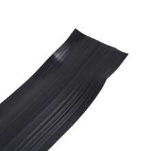 Rainaut 20Ft Garage Door Floor Strip Bottom Seal Threshold Rubber Weather Replacement US [Gift For Family&Friends] - Black+Yellow - View 10