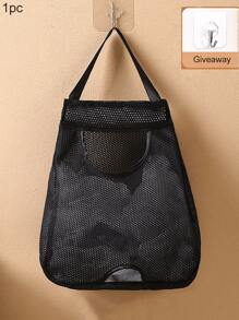 垃圾袋收纳袋，塑料袋壁挂袋，网状储物袋，塑料袋固定器，厨房工具厨房垃圾袋收纳袋神塑料袋购物袋收纳袋壁挂式可提取收纳