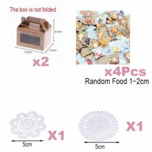 Dollhouse Mini Kitchen Accessories, Baking Tools Model Parts, Mini Hand Mixer, Sweet Box, Egg Tray, Miniature Kitchen Food Toy, Baking Scene BJD Mini Cookies, Bread, Cooking Gloves, Apron