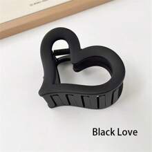 2pcs Love Small Catching Female Adult Back Of Head Half Hairpin Hair Claw Hairclip (Random Color) - Multicolor - View 8