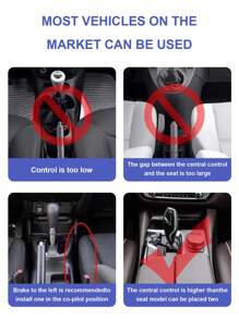 Car Seat Gap Storage Organizer - Large Capacity Design, Easy To Access, Prevent Items From Falling, Simple Installation, Suitable For Most Cars, SUVs And Trucks - Perfect For Driver And Passenger Seats, Easy To Use, Keep The Car Tidy, Car Storage Box Car Seat Gap Armrest Box Storage Box, Car Supplies Good Things Practical Mobile Phone Placement Box