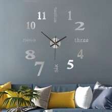 16 Inches/36 Inches/47 Inches Modern Design Large Wall Clock 3D/2D DIY Quartz Clocks Fashion Watches Acrylic Mirror Stickers Living Room Home Decor Horloge Mirror Numbers Stickers For Living Room Office Decorations Gift Gifts Birthday Graduation Room Decor Digital Clock Alarm Clock Bedroom Decor Dormitory Decor Back To School School Decor School Surprise School Supplies