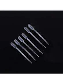 100 unidades de pipetas plásticas desechables, pasteurizadas, graduadas, tipo cuentagotas, para pruebas de 1ml - Multicolor - Ver 1