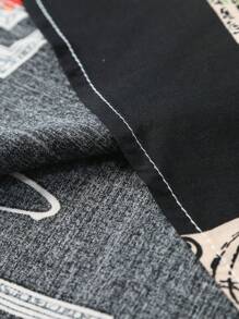 Men's Graphic Print Short Sleeve Shirt, Casual Street Style For Everyday Wear