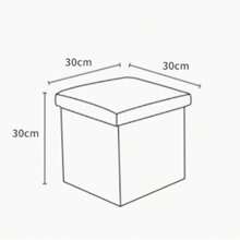 Caja de almacenamiento de juguetes para niños multifuncional, caja de almacenamiento de almacenamiento de tela plegable, caja de almacenamiento de organización de artículos para el hogar - Elefante azul - Ver 3