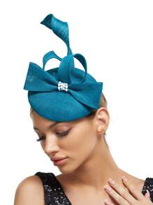 1 pieza Sombrero tipo fascinador de estilo Kentucky Derby de primavera para mujer, accesorio plegable para el cabello para boda, fiesta de té, cóctel, regreso a clases, sombreros pequeños, mini fascinador, mini sombrero de copa, mini gorra, accesorios para rave, regalos