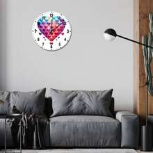 Globo aerostático de boda, reloj de pared silencioso, decoración de pared vintage, arte de pared, regalo para hombres