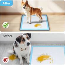 1pc Silicone Dog Puppy Pee Pad Support Stand, 24 X 24 Inch Leak-Proof High Rim, Portable & Easy To Clean, Leakproof Dog Training Mat With Square Tray For Home Floor Protection (Black)