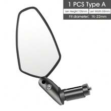 1PC Adjustable Foldable Bicycle Mirror High Definition Large Viewing Angle Mountain Bike Rear View Mirror