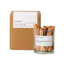 1pc Natural Cinnamon Aroma Diffuser Kit 8 Sticks, Suitable For Office, Home, Car And Improving Room Ambiance - Natural Cinnamon (1 Piece) - View 5