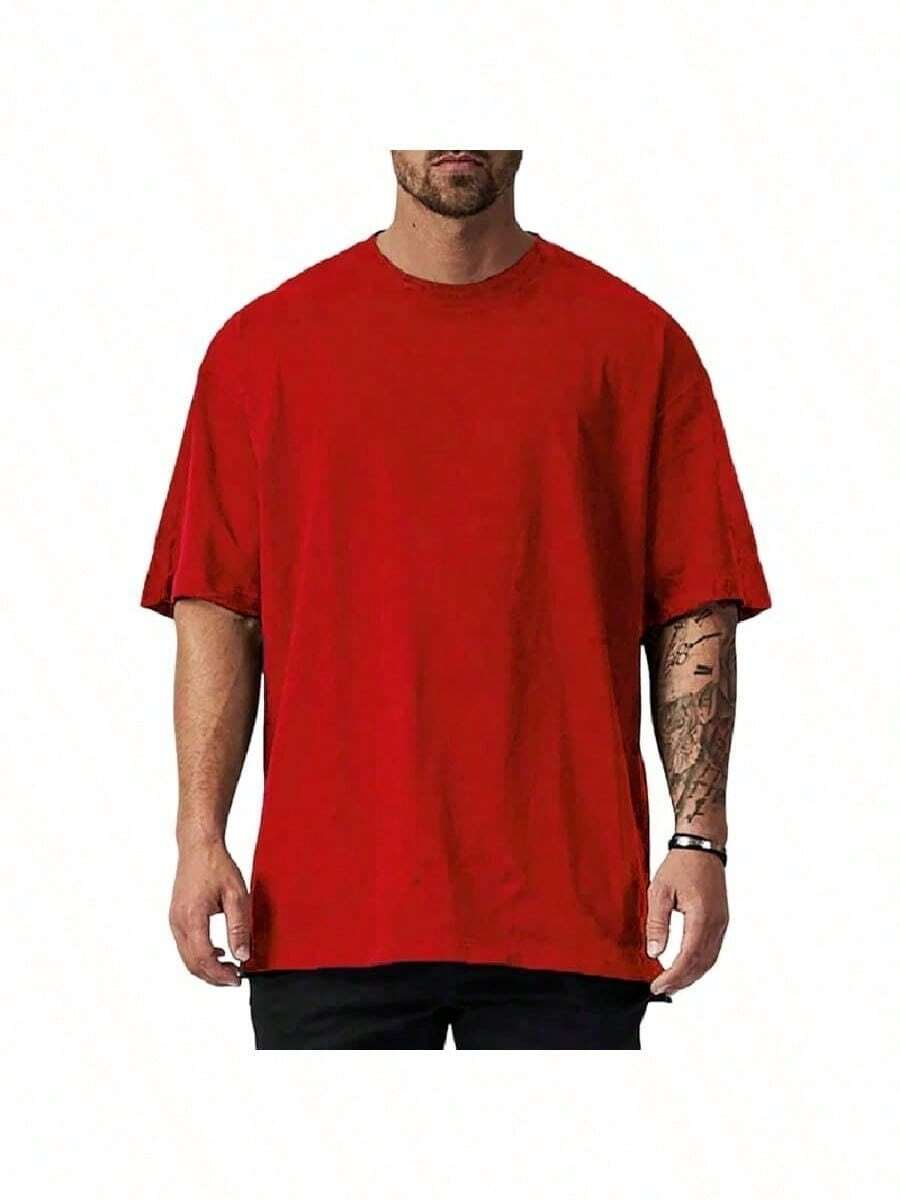 Men T-Shirts - Red - View 1