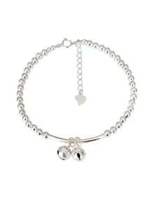 Nuevo brazalete con campana en 2 estilos, con nombre personalizado y piedra natal, regalo para mamá, Navidad con campana de letra personalizada
