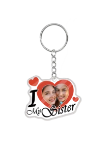 1 Personalized Acrylic Photo Key Chain, High-Definition Printing, Good Family Gift, Gift For Brothers And Sisters, Special Gift For Father's Day And Mother's Day, Customized Portrait Key Chain, Family Warm Gift, Family Backpack/Car Key Chain Gift, Customized Photo Customized Acrylic Key Chain, Asymmetric Acrylic Car Key Chain, Backpack Pendant - Multicolor - View 7