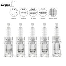 20/10/3pcs Micro Needle Tips 12-42 Needles Round Nano Needle Heads Compatible With Dermapen Microneedle Pen, Electric Microneedle Beauty Device () - Multicolor - View 4