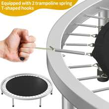 VA-Cerulean Trampoline Jumping Mat 8/10/12ft Jumping Mat With 48/60/72 Rings To Choose From, Trampoline Accessories, Replacement, Black - Black - View 5