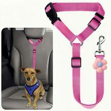 1pc Dog Seat Belt For Vehicle Secure, Pet Car Tether Safety Leash For Dogs In Vehicles, Dog Seatbelt Tether, Dog Seat Belt Buckle, Dog Car Seat Belt Christmas Gift