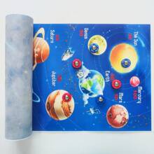 1 Set Weltraum-Erkundungs-Tisch-Curling-Spielset | Tragbares Familienspielset für drinnen und draußen mit 6 farbenfrohen Rollen – perfektes Weihnachtsgeschenk – ideales Spielegeschenk zu Weihnachten, Halloween und Thanksgiving