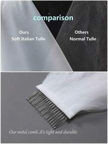 1 件仿珍珠蝴蝶结婚纱头纱，长 250 厘米（98.4 英寸），带金属发梳，适用于婚礼、派对、情人节等场合。配饰可选白色或象牙色。