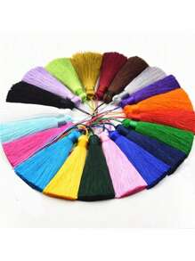 5Pcs/Lot 8+8 Cm Long Tassel Pendant Tassel Brush Crafts Handmade DIY Making Jewelry Finding Accessories - 5 Tassels - View 12