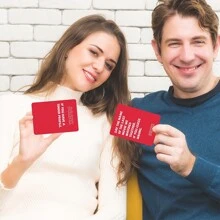 FULLY LOVE 棋盘游戏卡 有趣且畅销的情侣卡 约会必备卡 晚餐后的有趣纸牌游戏 复活节、圣诞节、感恩节和万圣节的礼物 游戏之夜的完美选择 精美的节日礼物 - 紅色 - 查看 7