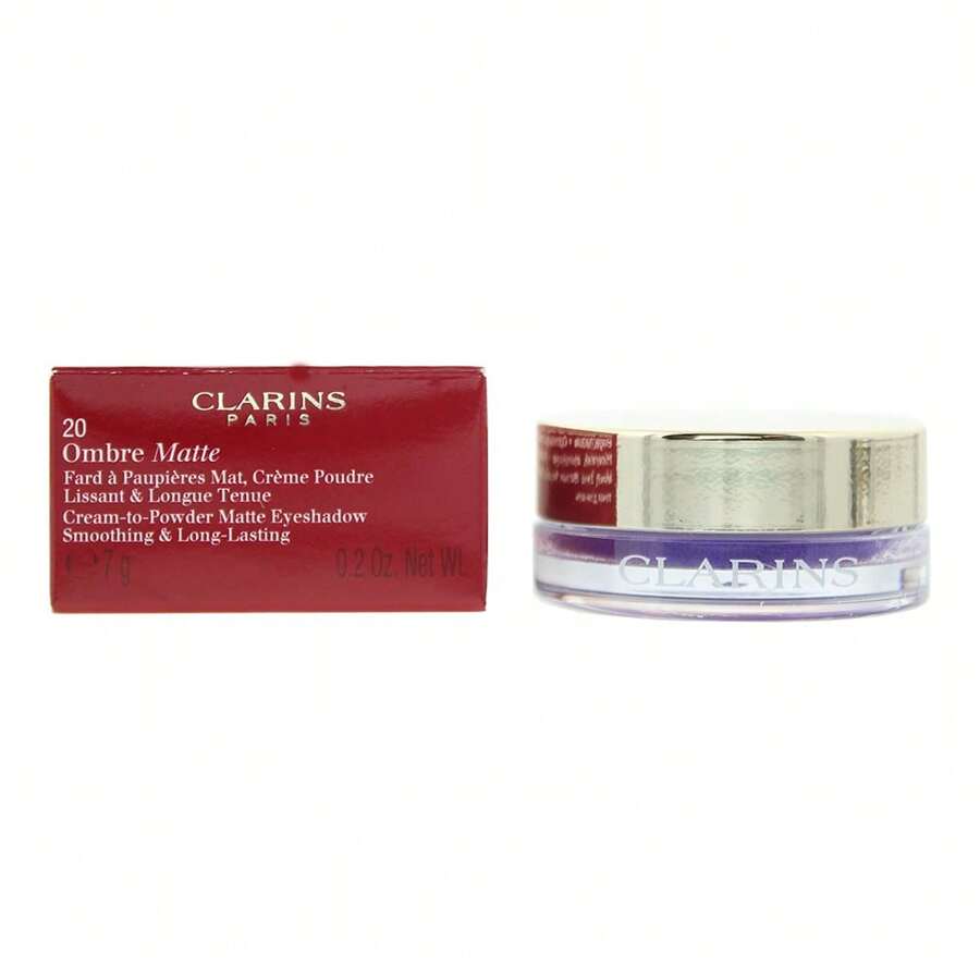 Clarins Ombre Matte Cream To Powder Eye Shadow 20 Ultra Violet 7g - New - Ultra Violet - View 1