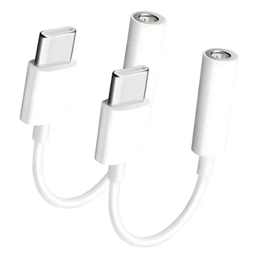 1/2/5/10PCS Adaptador De Conector Usb Tipo C A Jack De Auriculares Hembra De 3,5 Mm, Cable Auxiliar Usb C A Dongle De Audio Compatible, El Conector Macho Usb C A Hembra De 3,5 Mm Funciona Bien Con Todos Los Dispositivos Tipo C: Galaxys23 S23+ S23 Ultra, S22 S22+ S22 Ultra, S21 S21+ S21 Ultra, S20 Ultra S20 Z Flip S20+ S10 S9 S8 Plus, Pixel 5 4 3 2 Xl, Compatible Con Iphone 15 Plus Iphone15 Pro Max, Ipad Pro 2020/2018, Y Más. - Blanco - Ver 1