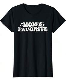 Moms Favorite Groovy Funny Mom's Favorite Mother's Day T-Shirt