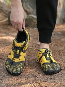 Water Shoes Suitable For Men, Barefoot Sports Shoes For Beach & Water Activities, Quick-Drying Lightweight Summer Fun Shoes - Yellow - View 3