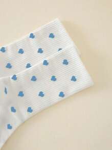 1/3/5Pairs Female Butterfly Pattern,Women's Socks, Mid Length Socks, Colorful Pattern Socks, Round Neck Socks, High Length Socks, Soft Women's Socks, Crew Sports Socks, Fabric Women's Socks, Cute Socks, Girls' Socks, Sheer Socks, Slouchy Socks, Cute Socks, Crew Sports Socks, Fall - Multicolor - View 4