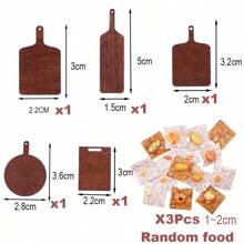 Dollhouse Mini Kitchen Accessories, Baking Tools Model Parts, Mini Hand Mixer, Sweet Box, Egg Tray, Miniature Kitchen Food Toy, Baking Scene BJD Mini Cookies, Bread, Cooking Gloves, Apron