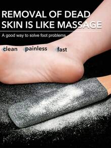 Lime à pieds - Côté double callosités et éliminateur de peau morte pour des pieds lisses, lime à pieds double face avec manche en bois