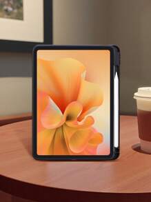 Funda protectora con diseño de mariposa y ranura para lápiz compatible con iPad de 10.a gen, iPad Air de 4.a/5.a gen de 10,9 pulgadas, compatible con Samsung Tab A7 Lite de 8,7" y Galaxy Tab A7 de 10,4 pulgadas, con protección anti-caída en las cuatro esquinas y agarre de una sola mano