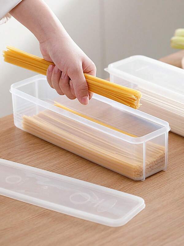 Rectangular Food Preservation Box For Kitchen, Airtight Refrigerator Storage Container With Lid, Sealed Grains Box