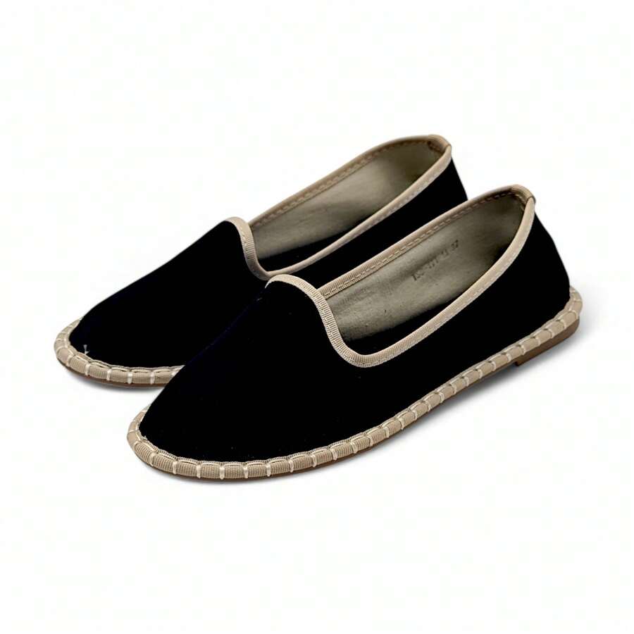 Emilie shoes, venecianas para mujer para uso casual, comodas, estilo primavera, verano, ✅ Entrega 24/72h a España (península) - Blanco y Negro - Ver 1
