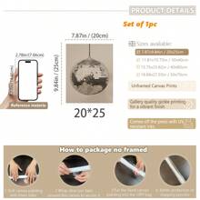 1 件，帆布悬挂，带框装饰画，海报，墙壁艺术，别致的迪斯科球海报印刷品 - 复古风格镜面球帆布艺术，非常适合现代简约装饰，适用于客厅、卧室、家庭办公室、宿舍 | 时髦学院风墙壁艺术 - 彩色 - 查看 12