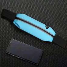 Pochete refletiva para corrida para homens e mulheres - Pochete ajustável à prova d'água com bolso para celular - Ótima para corrida ao ar livre e ciclismo