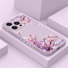 Ốp lưng silicon lỏng họa tiết hoa rơi tương thích với iPhone 16e 16 15 Pro Max 14 Plus 13 Mini 12 Pro 11 X XS XR XS Max 7 8 Plus SE2 SE3, tương thích với Samsung, Galaxy, , Redmi Note, Poco F7 M7 X7 F6 M6 X6 F5 M5 X5 F4 M4 X4 F3 M3 X3 NFC GT Pro, Hua Wei P40 Lite P30 Pro P20, tương thích với Honor 20 Lite 10 P Smart 2019, chống rơi, chống nước, chống sốc, chống trầy xước. Phiên bản quốc tế, không phải phiên bản nội địa. - trắng - Xem 2