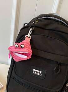 1pc-Personalized Monster Zipper Creative Pocket Change Key Lipstick Earphone Pendant Mini Cute Small Pendant Keychain Suitable For Carrying Earphones, Lipstick And Small Items When Going Out Gifts Birthday Graduation