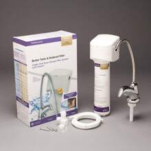 US Change Under-Sink Drinking Water System With Dedicated Faucet And Filter, EZ-1 (Good Filtration), Chrome - White - View 1