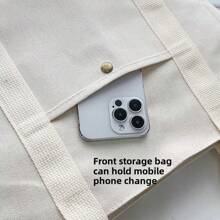 NYAYEO 1pc Personalized Tote Bag, Shoulder Bag, Casual Shopping Bag, Suitable For Work, Travel, Multipurpose, Lightweight, Practical, Anniversary, Christmas, Vacation, Suitable For Outdoor/Commute/Travel/School/Outing/Sports/Shopping/Daily Use